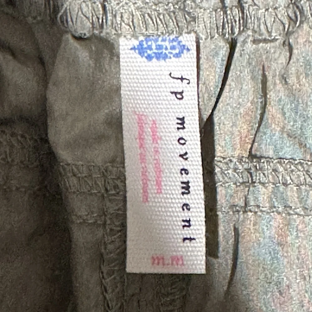 Free People Movement The Way Home Joggers in Green Herbalicious Womens MED NWOT